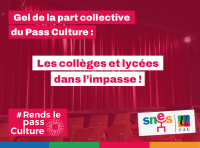 Alerte budget sur le PASS CULTURE