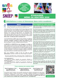 Télécharger la circulaire stagiaire : aout 2026