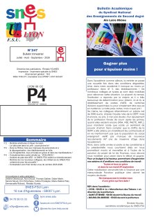 Télécharger le bulletin 247 : septembre 2026
