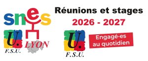 Stages et réunions de Formation Syndicale