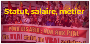 16 décembre : mobilisation AESH et AED !