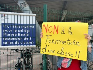 Fermeture d'une classe de 6e au Collège Maryse Bastié : les équipes&nbsp;(…)