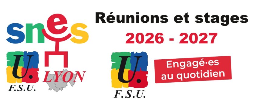 Stages et réunions de Formation Syndicale