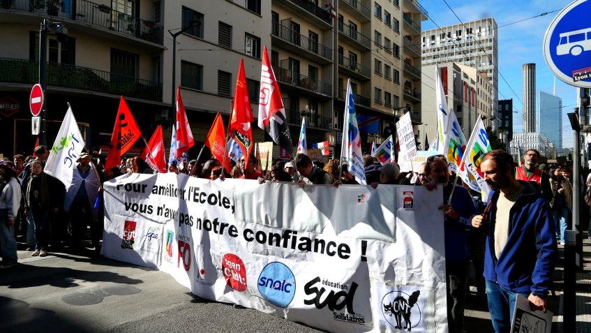 Communiqué de presse : violences policières contre les syndicats Lyonnais