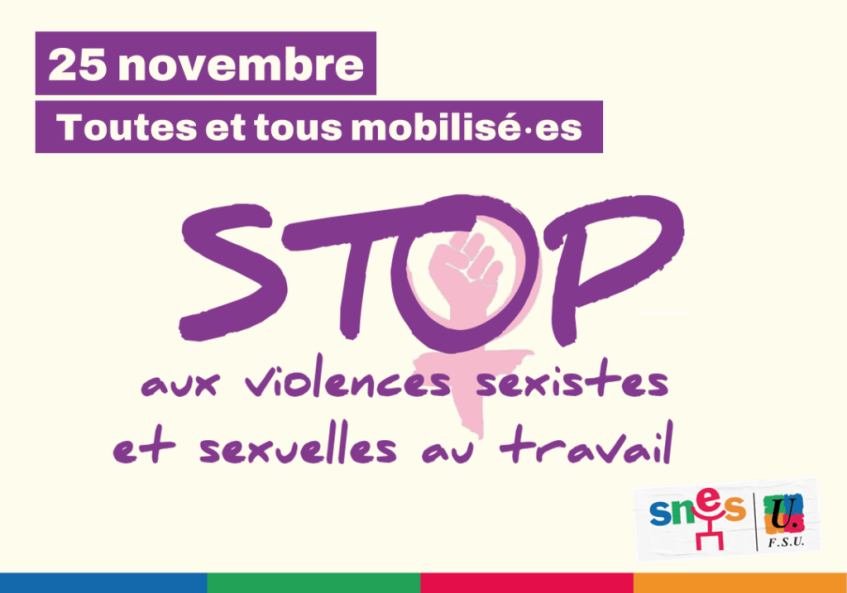 Journée internationnale de lutte contre les VSS Manifestations le samdedi 22 (…)