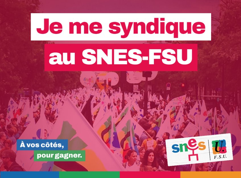 Adhérer au SNES-FSU en 2024-2025