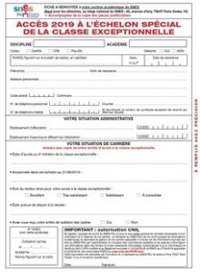 Télécharger la fiche syndicale « Accès à l'échelon spécial 2020 »