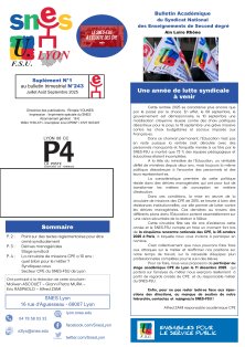 Télécharger la circulaire CPE : octobre 2025