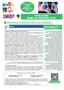 Télécharger la circulaire stagiaire : aout 2025