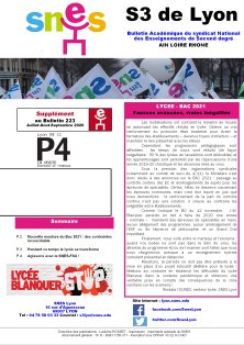 Télécharger la circulaire Lycée : Novembre 2020