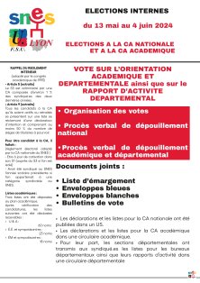 Télécharger la circulaire pour les S1 « Spécial élections internes » : mai&nbsp;(…)